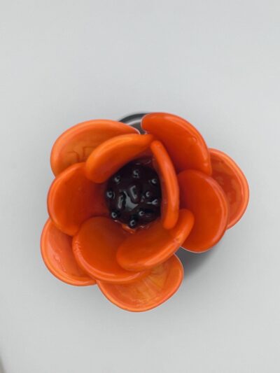 Fleur Pavot verre