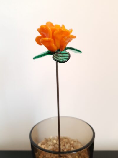 Rose en verre de Murano