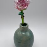 Rose en verre soufflé