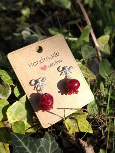 Boucles d'oreilles en verre de Murano