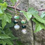 Boucles d’oreilles perles de verre