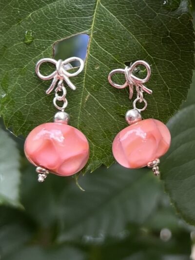 Boucles d'oreilles en verre de Murano