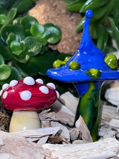 Champignon en verre