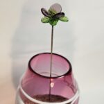 Fleur artificielle en verre de Murano