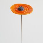 Fleur décorative en verre de Murano