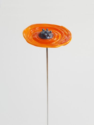 Fleur décorative en verre de Murano