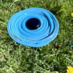 Fleur en verre coloré