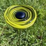 Fleur en verre pour jardin