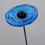Fleur en verre soufflé artisanale