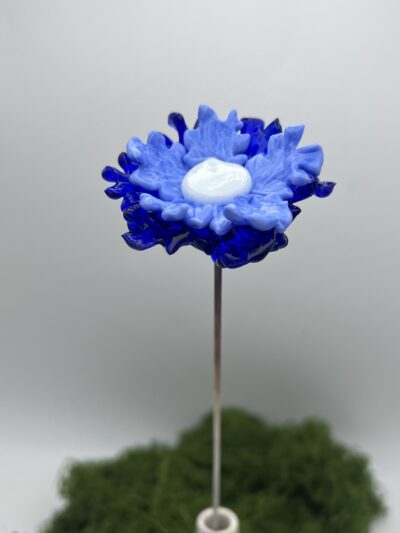 Bleuet de France en verre