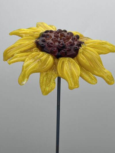 Décoration en verre Tournesol