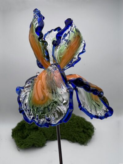 Fleurs en verre artisanales