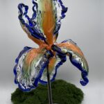 Fleurs en verre artisanales