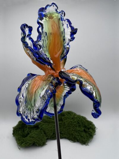 Fleurs en verre artisanales