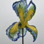 Fleurs en verre sur tige