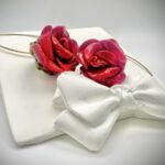 Boucles d'oreilles roses rouge passion