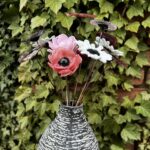 Bouquet de fleurs verre Murano