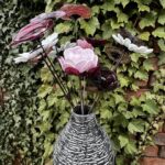 Bouquet de fleurs verre Murano