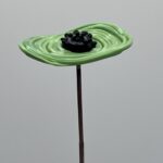 Fleur coquelicot verre Murano
