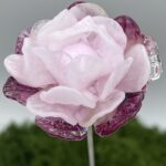 Pivoine en verre filé