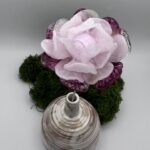 Pivoine en verre filé