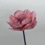 Pivoine éternelle en verre