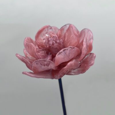 Pivoine éternelle en verre