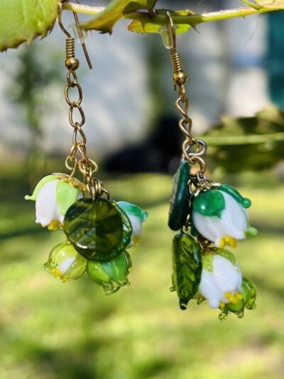 Boucles d’oreilles fleurs