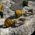Boucles d’oreilles perles de verre