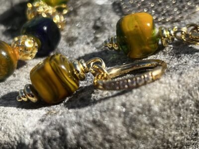 Boucles d’oreilles perles de verre