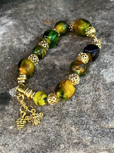 Bracelet perle de verre