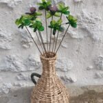 Fleur artificielle en verre de Murano