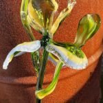 Fleur en verre Iris