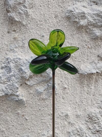 Fleurs artificielles en verre de Murano