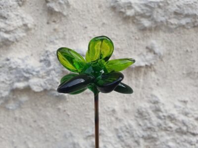 Fleurs artificielles en verre de Murano