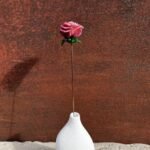 Rose éternelle en verre