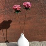 Rose éternelle en verre