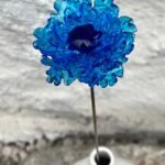 Bleuet éternel en verre