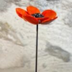 Fleur de pavot verre Murano