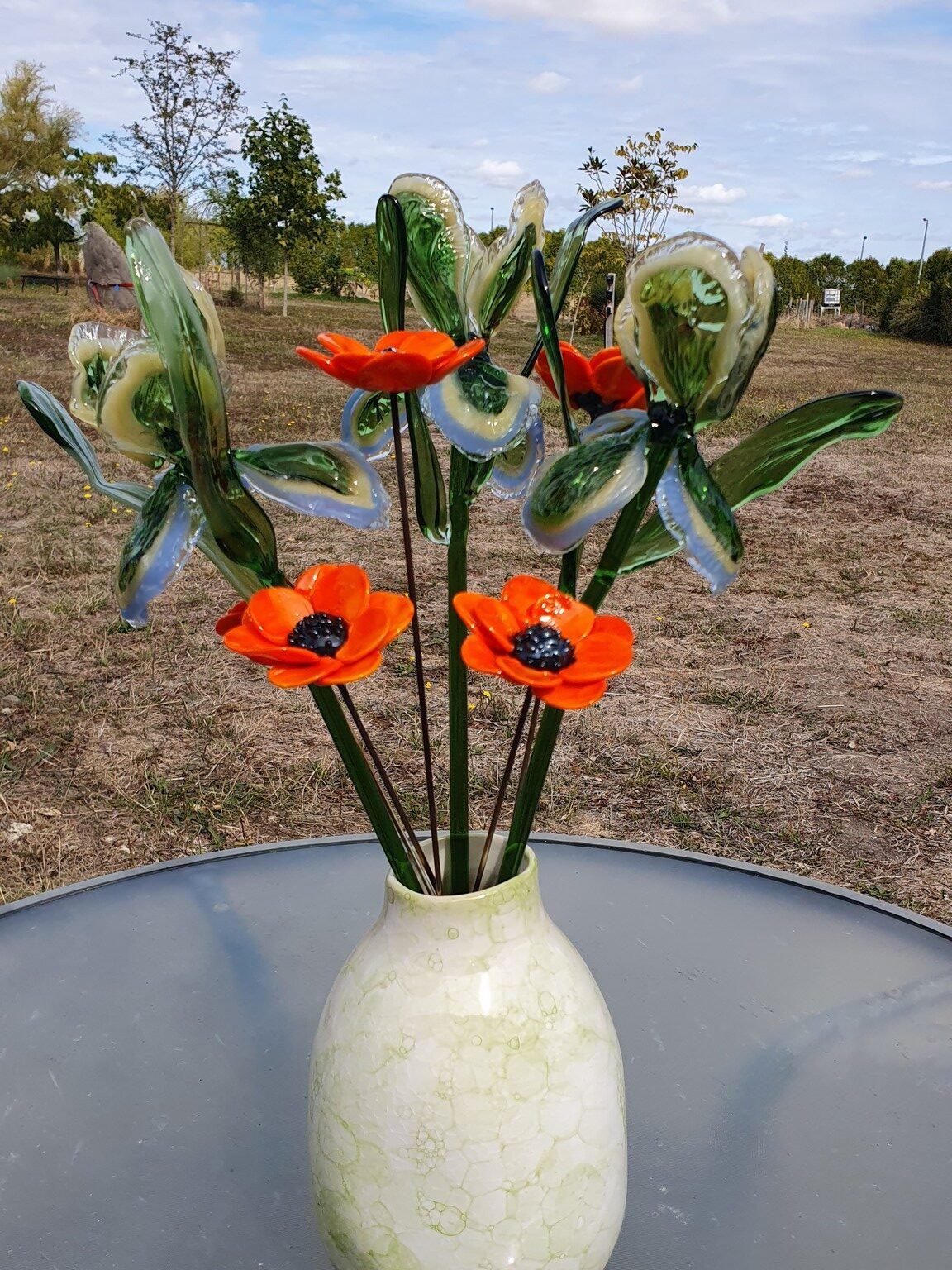 Iris en verre borosilicate – Image 5