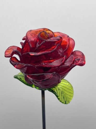 Rose en verre