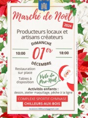 Marché de Noel 2024 de Chilleurs aux Bois Marché artisanal près d'Orléans Loiret