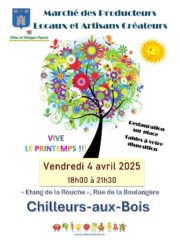 Marché des producteurs locaux et-artisans créateurs Chilleurs-aux-Bois Marché artisanal près d'Orléans Loiret