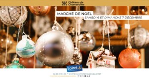 Samedi 6 et dimanche 7 décembre 2025 Marché de Noël au Château de Chamerolles à Chilleurs-aux-Bois Marché artisanal près d'Orléans Loiret