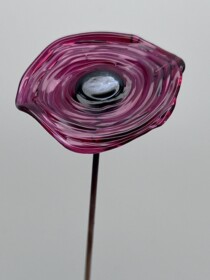 Coquelicot n°020 Fleur coquelicot verre Fleur coquelicot verre