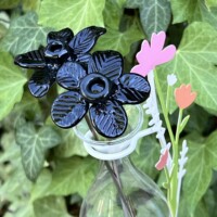 Bouquet de jonquilles en verre de Murano Fleurs en verre