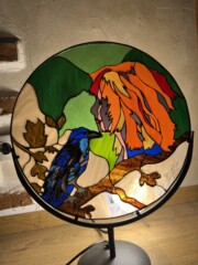 VIT014 - Vitrail Mylène Farmer Vitrail Mylène Farmer