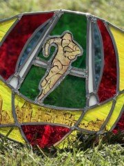 Vitrail rugby personnalisé