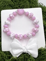 Bracelet perles de verre<br />Réf. BRA005 Bracelet perles de verre