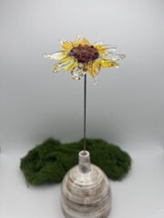 Tournesol en verre de Murano<br />Réf. TOURNE001 Tournesol en verre de Murano